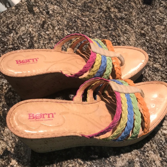 BORN Palmdale multi color thong sandals - Picture 2 of 4